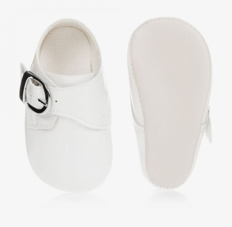 Early Days Babypods White Patent Pre-Walker Shoes - The Little Darlings