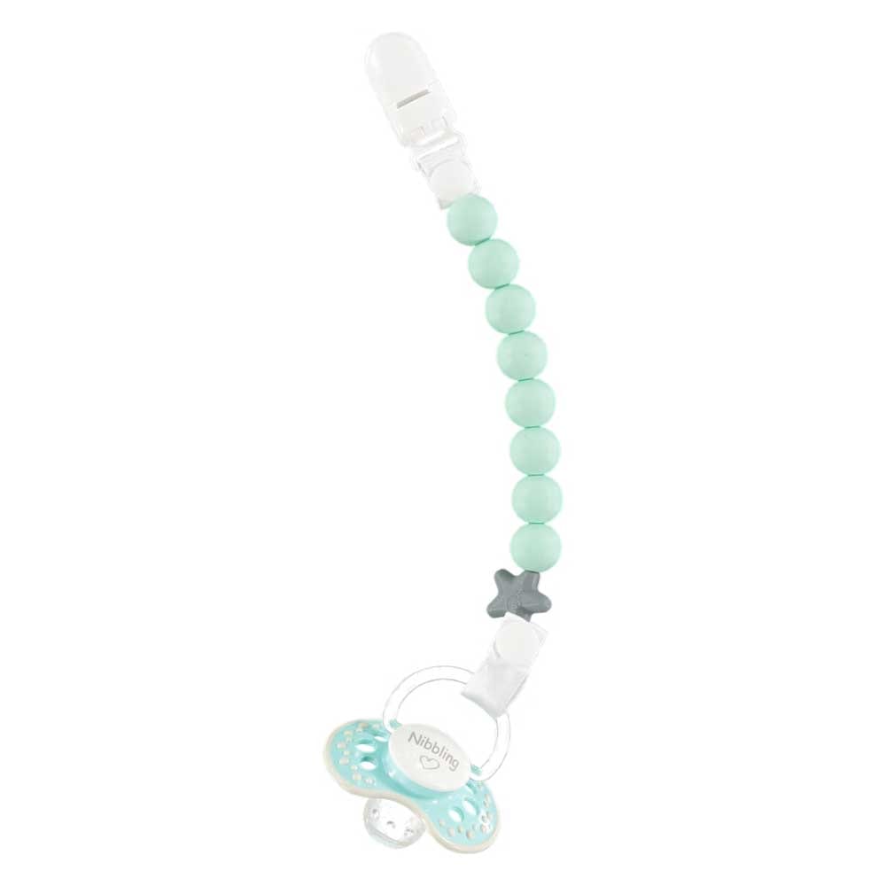 nibbling Pluto Dummy Clip – Mint - The Little Darlings