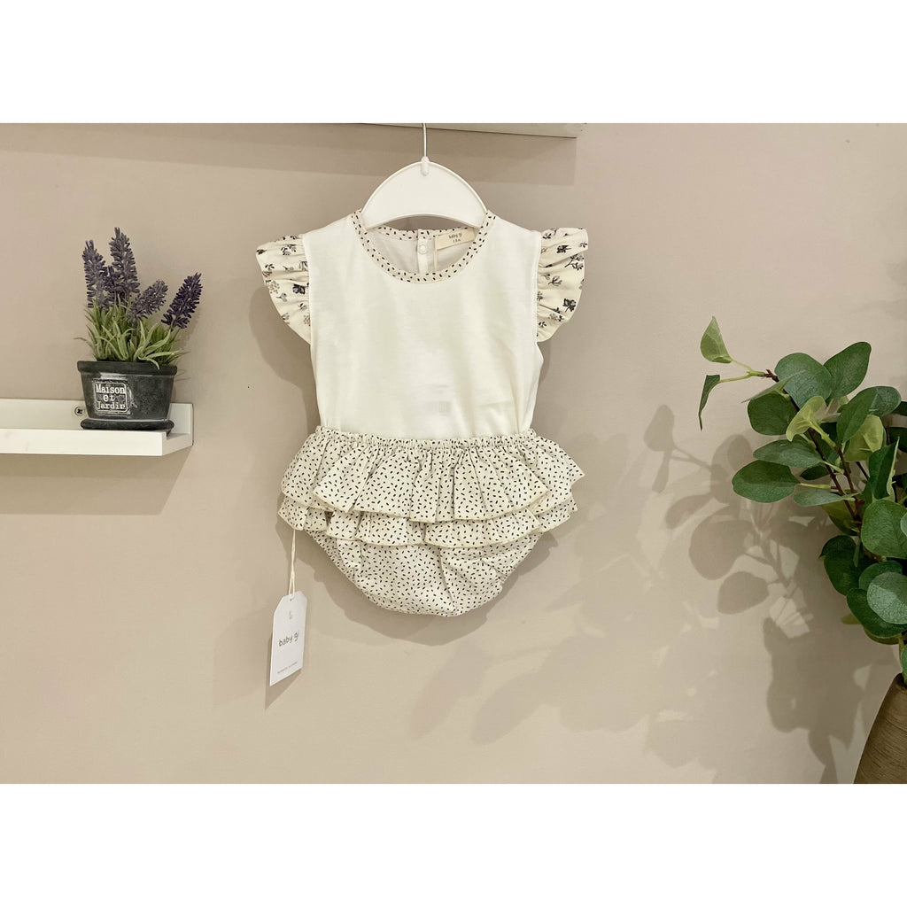 BabyGi floral vest and knicker set - The Little Darlings