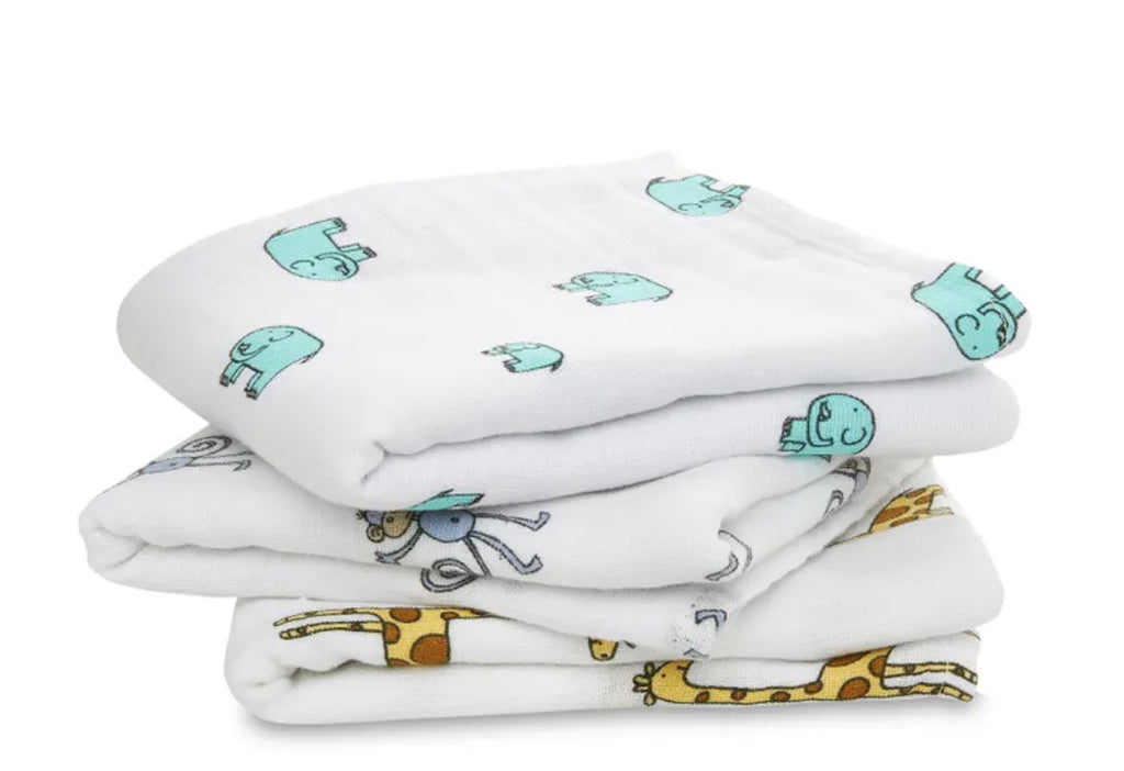 jungle jam 4-pack classic swaddles - The Little Darlings