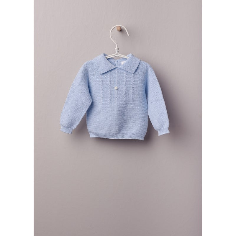MORNING MIST polo sweater - The Little Darlings