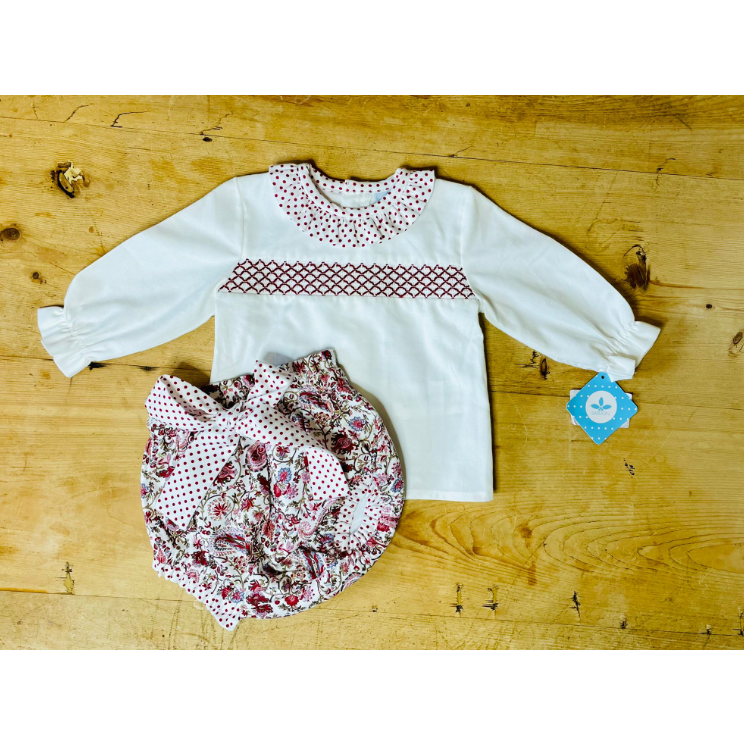 Sardon Shirt & Baby Bloomers Set - The Little Darlings