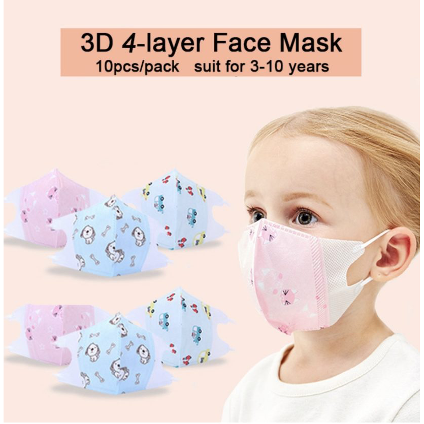 Childrens Protective Face Mask 5 Pack - The Little Darlings