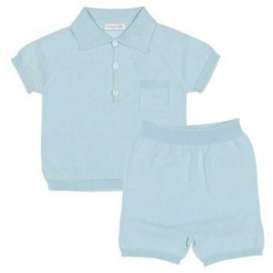Wedoble Fine Knit Shorts and Polo - The Little Darlings