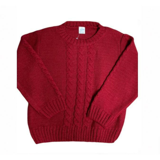 Sardon Red Cable knit Jumper - The Little Darlings